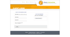 Desktop Screenshot of client.sierrainteractive.com